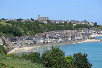 Fototapeta premium Blick auf Cancale, Bretagne