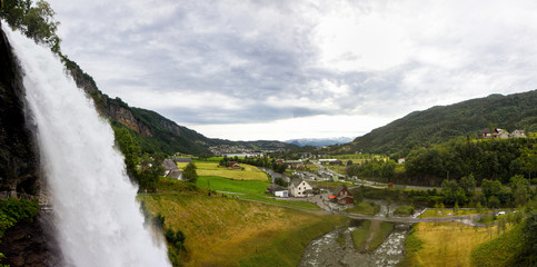 Steinsdalsfossen - a gorgeous waterfall in Norway