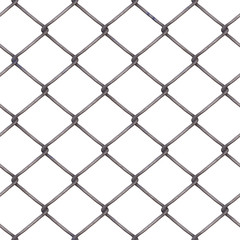 Naklejka premium maschendraht hintergrund nahtlos chain link background seamless