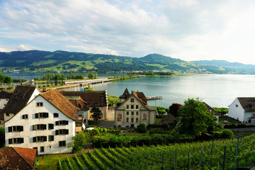 Fototapeta na wymiar Rapperswil in Switzerland