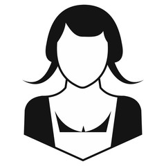 Woman simple icon