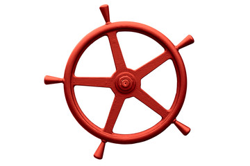 red metal steering wheel © Miro Novak
