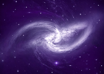 galaxy in a free space