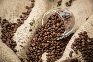 Coffee Beans in Glass