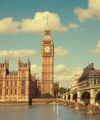 Obraz na płótnie Canvas House of Parliament in London UK. Toned image