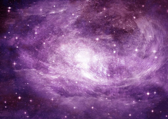 galaxy in a free space