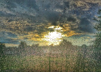 sunrise after rain