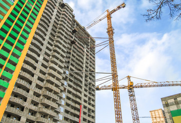 construction of a modern panel house