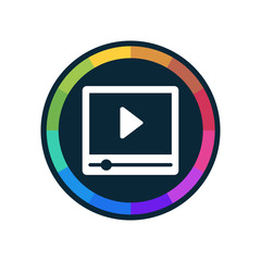 Colorful Web-Button