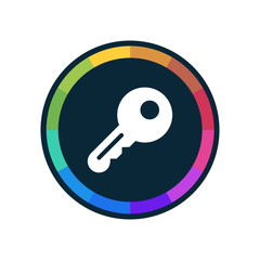Colorful Web-Button