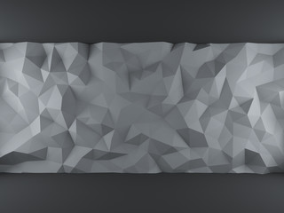 Gray triangles backdrop