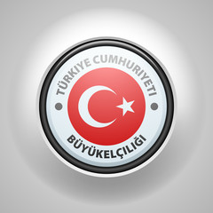 The Republic of Turkey Embassy ()non-English text - Republic of Turkey Embassy)