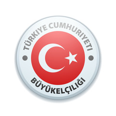 The Republic of Turkey Embassy ()non-English text - Republic of Turkey Embassy)