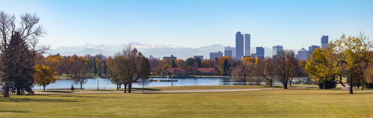 Foto op Plexiglas Denver Colorado City Park Panoramic Landscape © deberarr