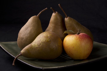 Still life with pears and apple © 8thmuse