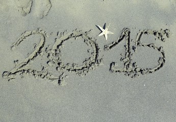 written 2015 year in the sand