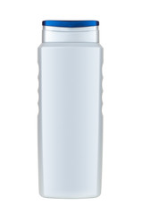 Cosmetic bottle on white background