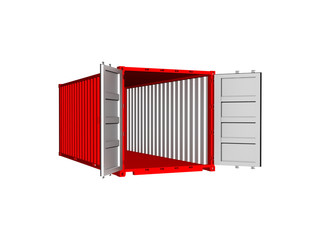 Open sea container