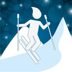 winter sports design 