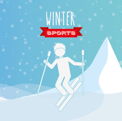 winter sports design 