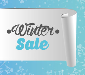 winter sale design 