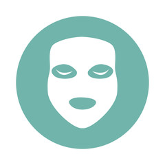Cosmetic mask icon