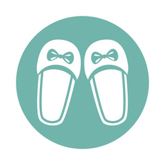 Women slippers icon