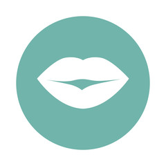 Women mouth icon