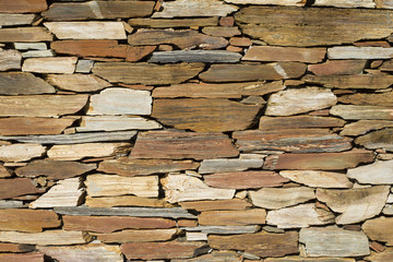 Pared de rocas - textura.