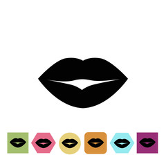Women mouth icon