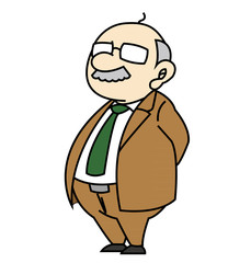 ビジネスシーンの素材 /  上司、偉い人