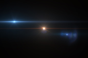 Lens flare effect