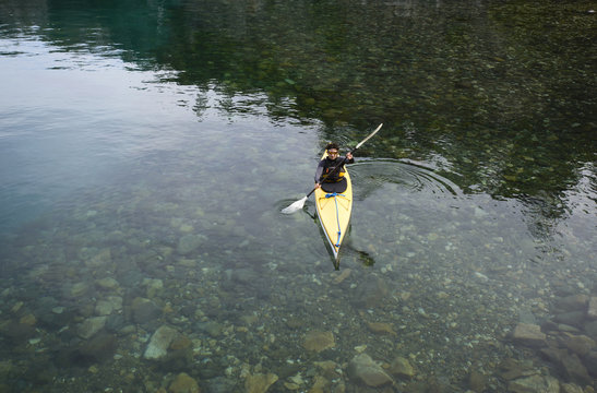 Kayaking In Patagonia, Argentina