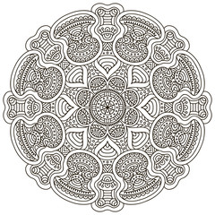Vector round Mandala