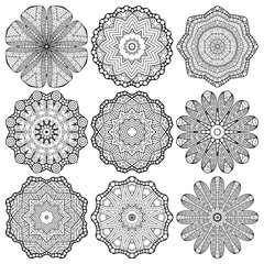 Vector round Mandala