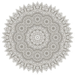 Vector round Mandala