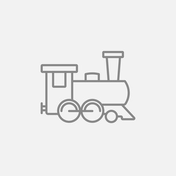 Train line icon.