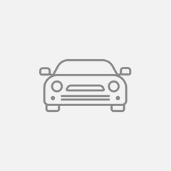 Car line icon.