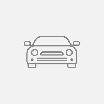 Car line icon.