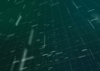 Abstract geometric technology design element. 