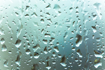 Water Droplets on Glass