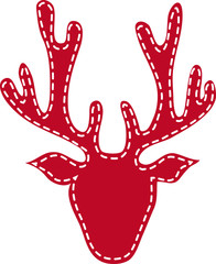 Obraz premium Schlichtes Rentier frontal