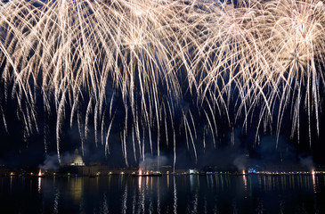 Fireworks display in Venice