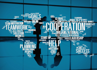 Cooperation Unity Partnership Collaboration Teamwork Concept