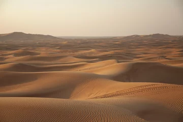 Zelfklevend Fotobehang Desert Landscape in Dubai © Raja stills
