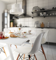 Brekfast in my kitchen (focus)