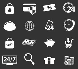 shopping, marketing and e-commerce icon set