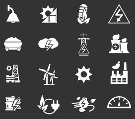 energy and power icons