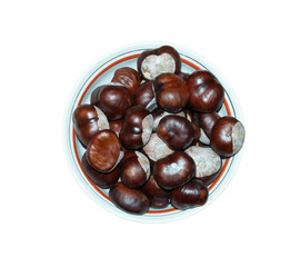 Dish with chestnuts
