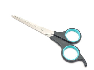 scissors on a white background